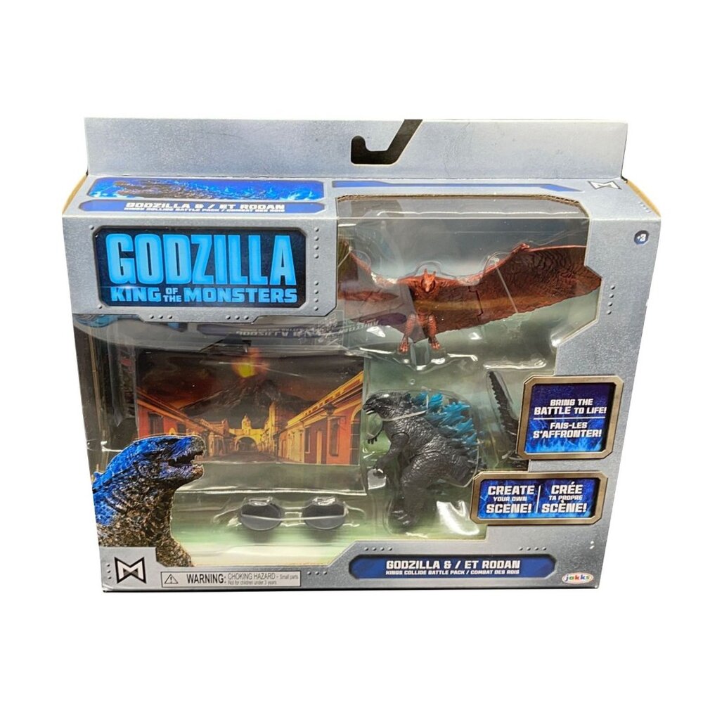 Godzilla King Of The Monsters Movie Godzilla‎ & Rodan Battle Pack Figure Set